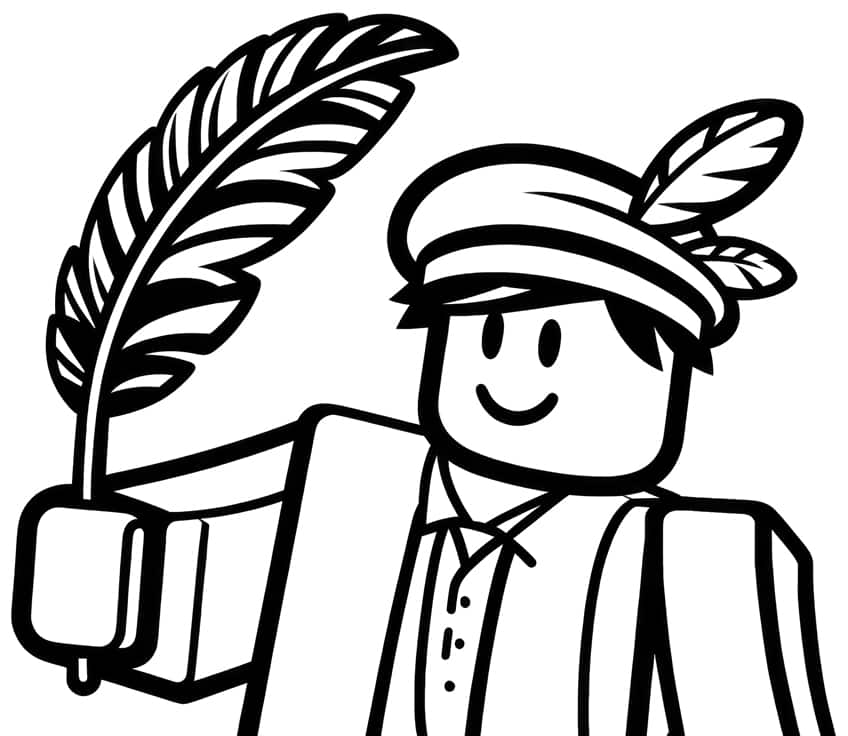 Roblox coloring pages