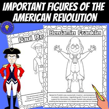 Revolutionary war coloring pages tpt