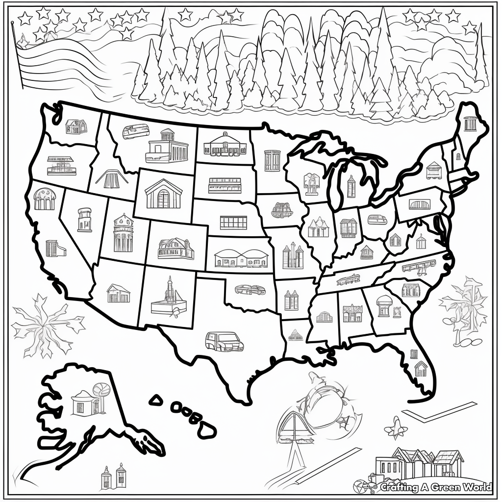 Patriotic coloring pages