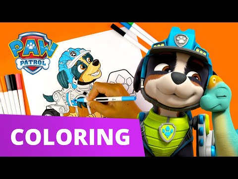 Color with paw patrol â meet rex