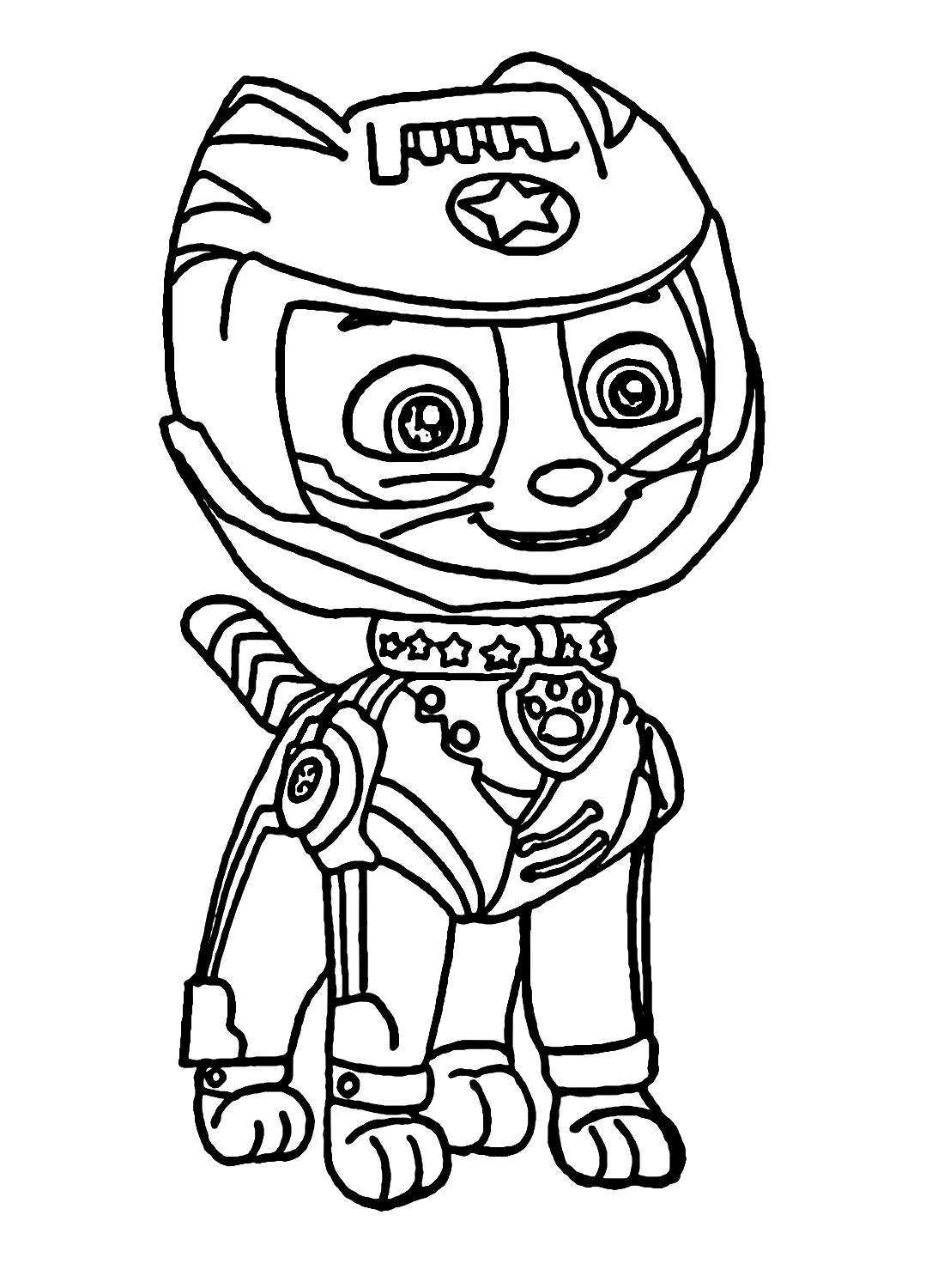 Wild cat paw patrol coloring pages printable for free download