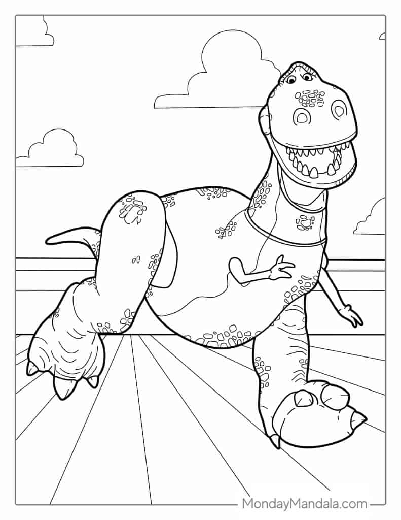 Toy story coloring pages free pdf printables