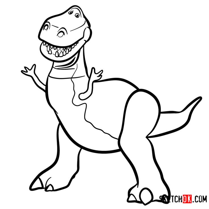 How to draw rex toy story toy story coloring pages toy story tattoo toy story dinosaur