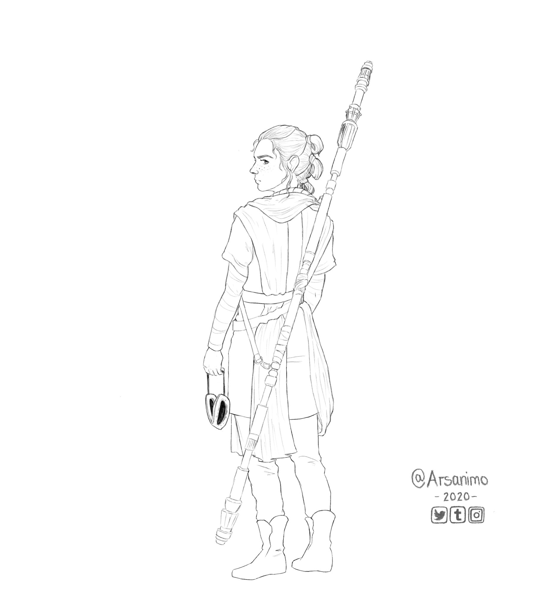 Arsanimo on x inspired by trokr ics and willslineys wewilldraw have some coloring pages of young rey and young ben solo httpstcodcuchfyuxl x