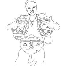 Wrestler rey mysterio coloring pages