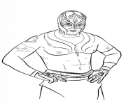 Rey mysterio coloring page coloring page printable