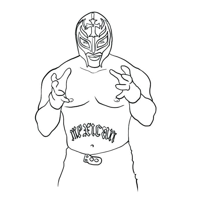 Wwe coloring pages pictures of wrestlers free printable