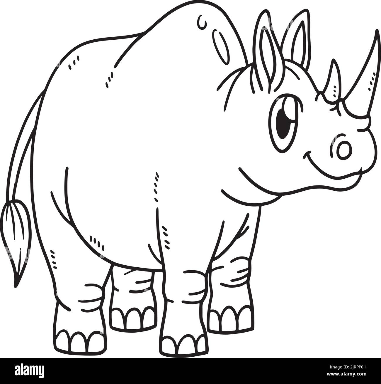 Rhino animal black and white stock photos images