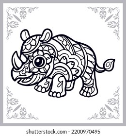 Zentangle rhino images stock photos d objects vectors