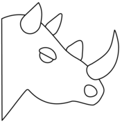 Rhino coloring pages free coloring pages