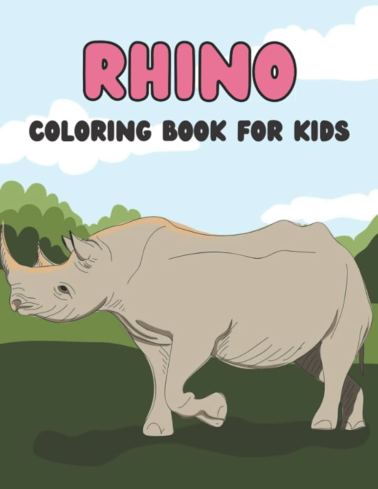 Rhino loring book for kids