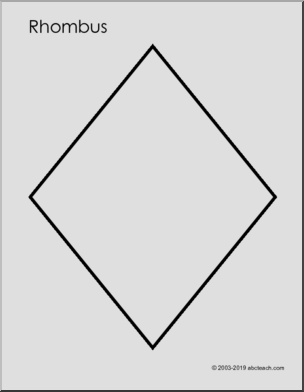 Rhombus shapes