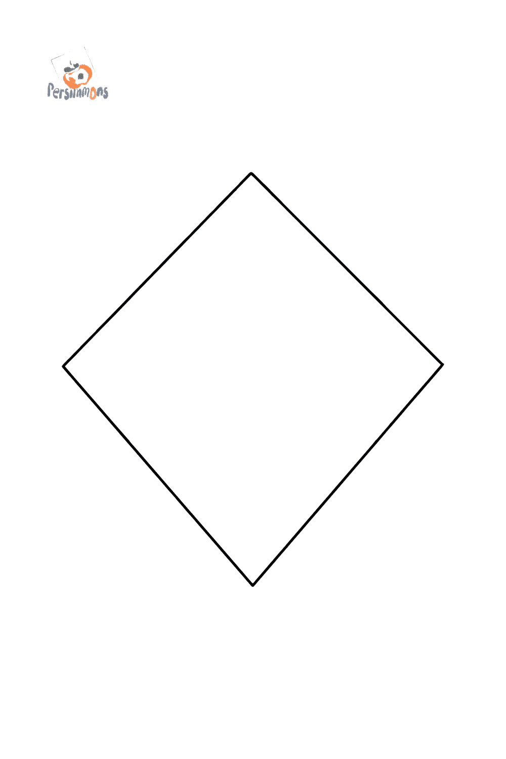 Rhombus coloring page â online or printable for free