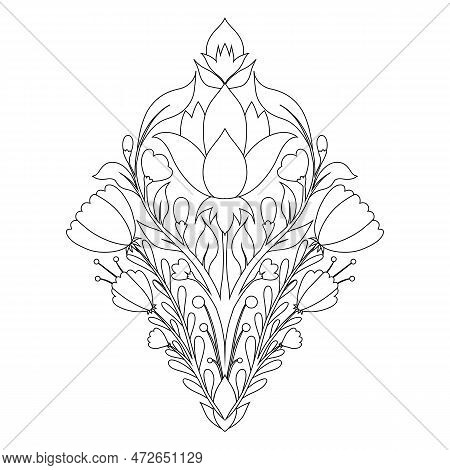 Vector contour folk vector photo free trial bigstock