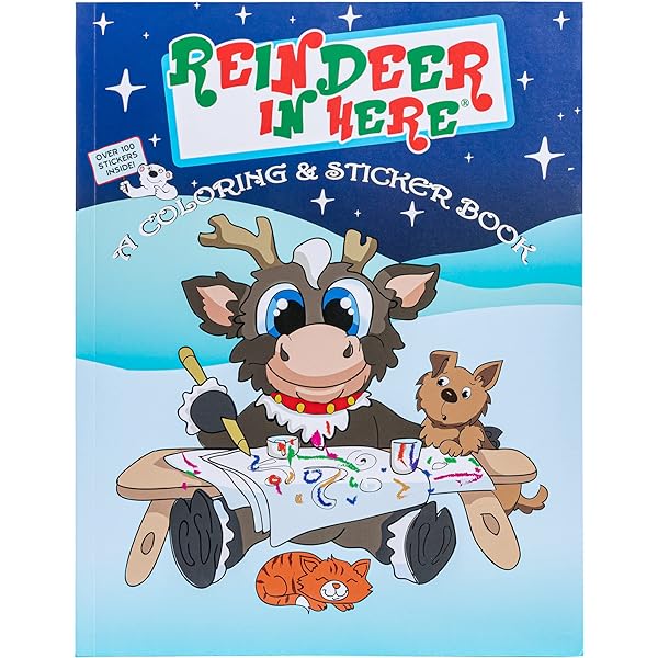 Reindeer in here book plush a christmas friend â a simply magical tradition reed adam yan xindi books