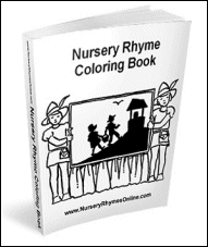 Nursery rhyme coloring book