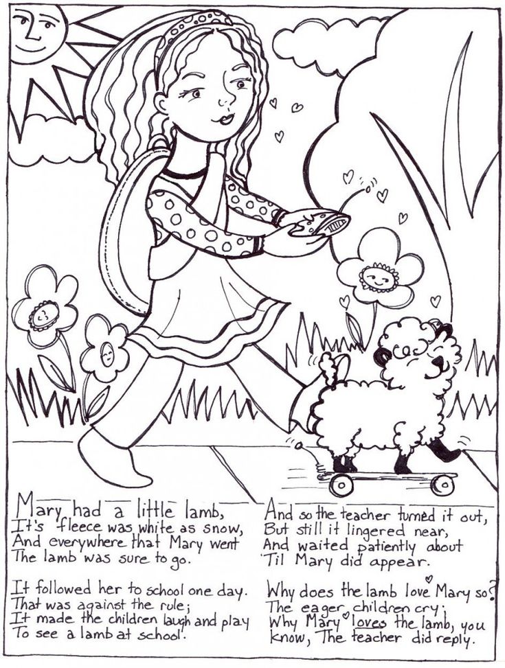 Free printable nursery rhymes coloring pages for kids coloring pages for kids coloring pages nursery rhymes