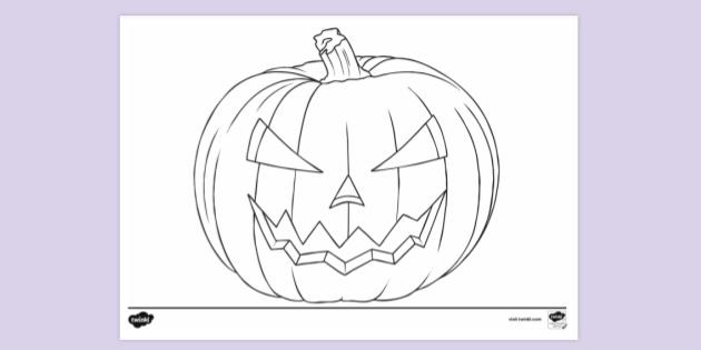 Pumpkin colouring pages resources teacher made