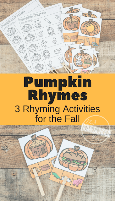 Ð free rhyming pumpkin worksheets printable puzzles clip cards activities for kindergarten