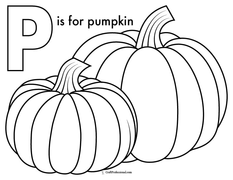 Pumpkin coloring pages