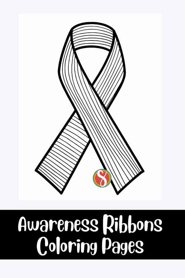 Free awareness ribbon coloring pages â stevie doodles