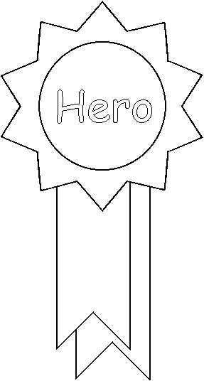 Best award ribbon coloring pages for kids
