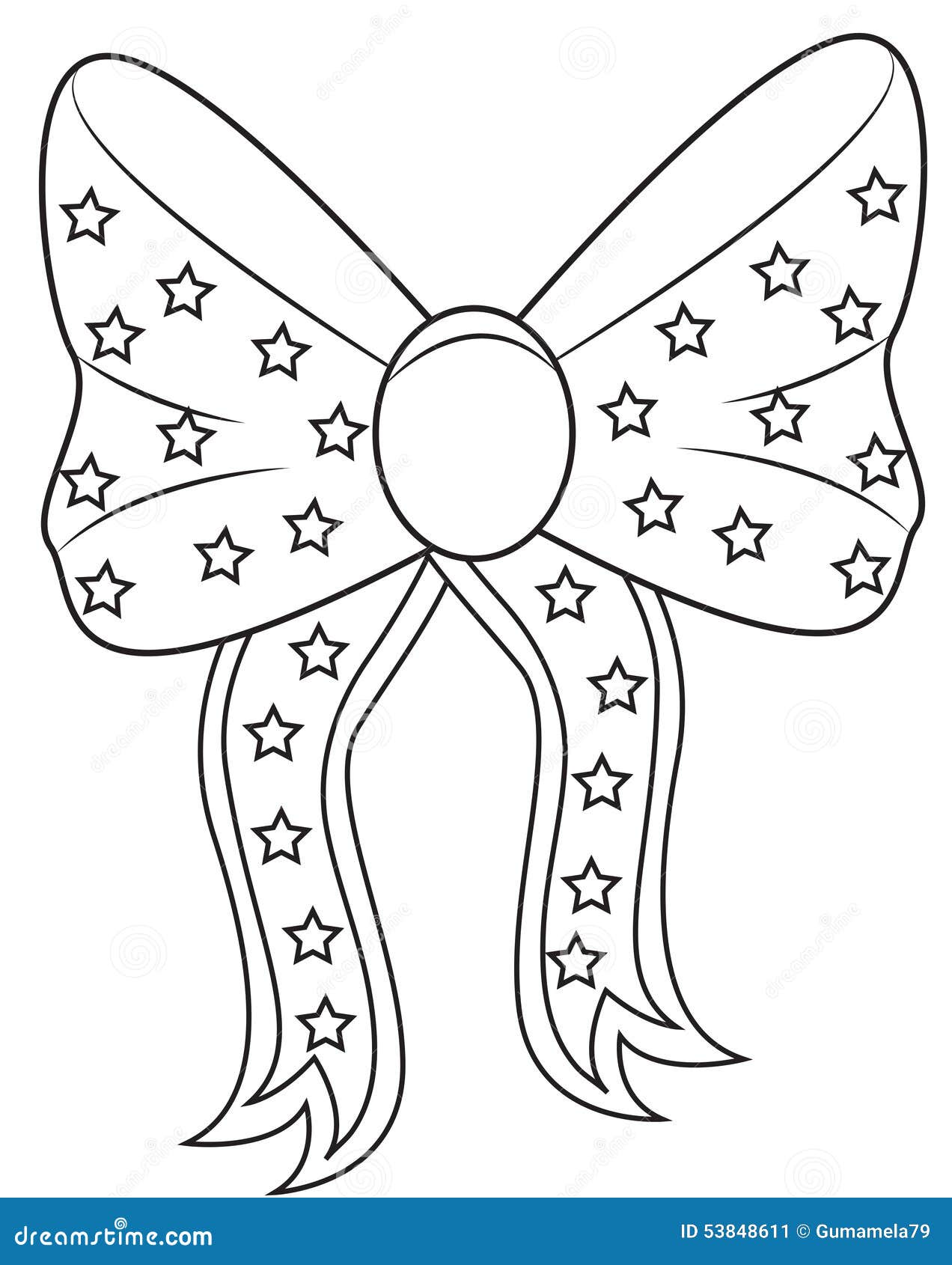 Ribbon coloring page stock illustration illustration of book