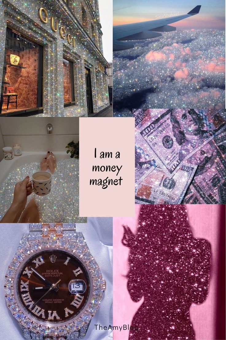 Im healthy im wealthy i am rich i am that btch money wallpaper iphone glittery wallpaper aesthetic iphone wallpaper