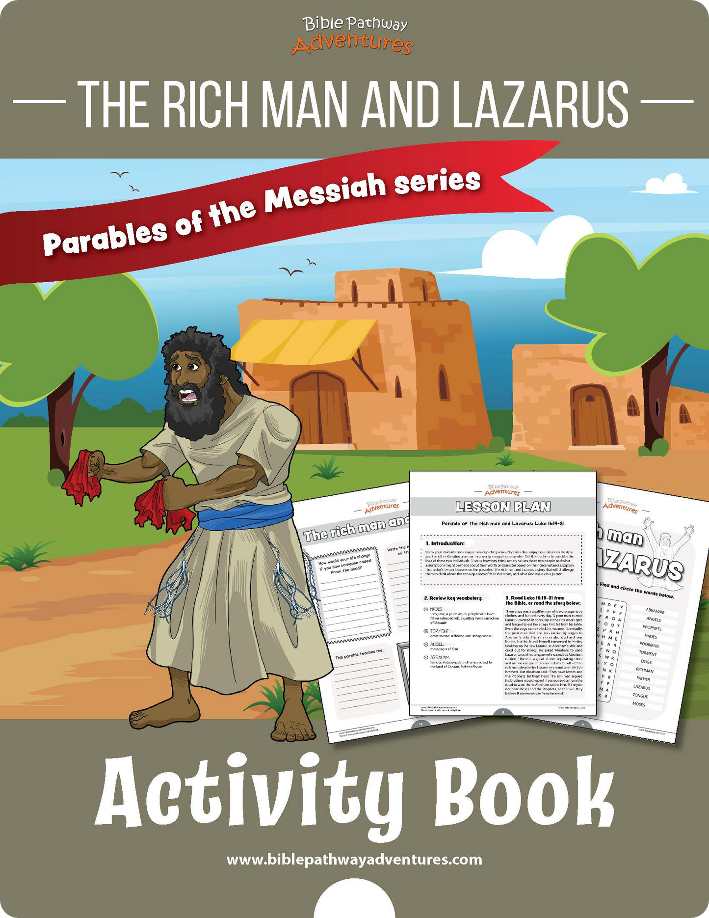 Parable of the rich man and lazarus activity book pdf â bible pathway adventures