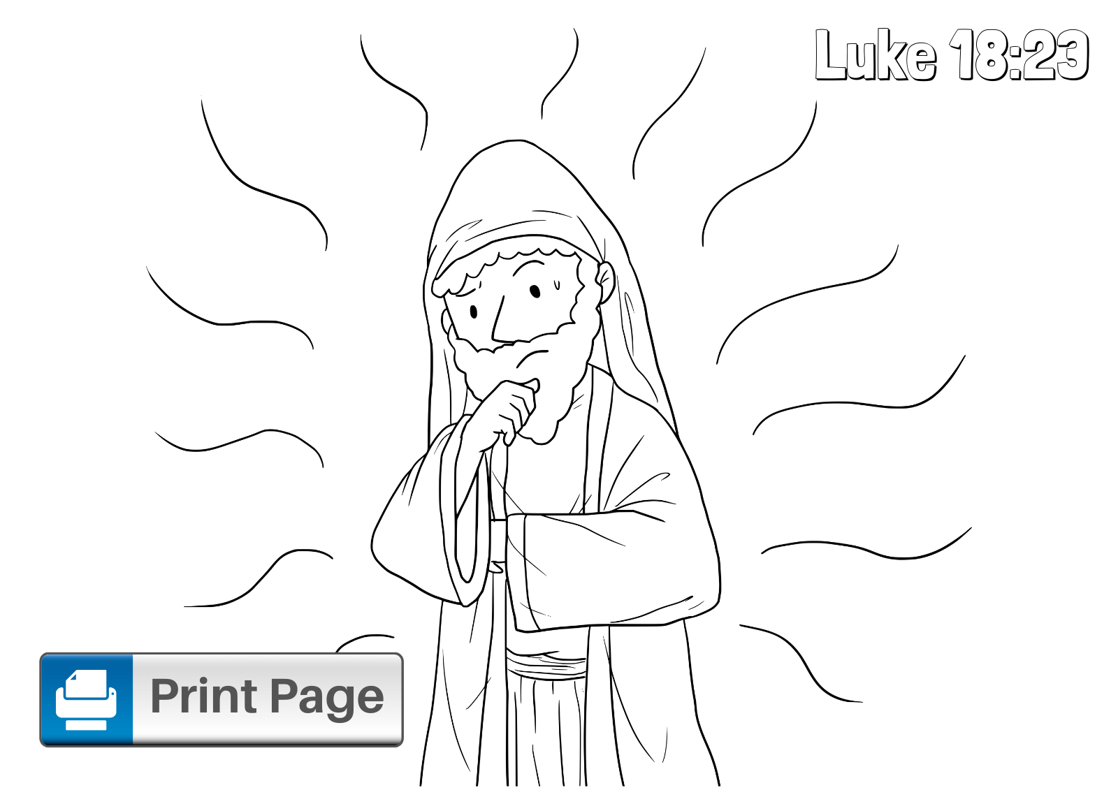 Jesus and the rich young ruler coloring pages for kids â connectus