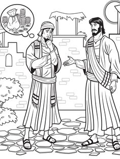 Young ideas rich young ruler bible coloring pages bible coloring