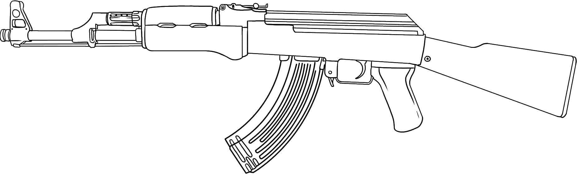 Weapon coloring pages