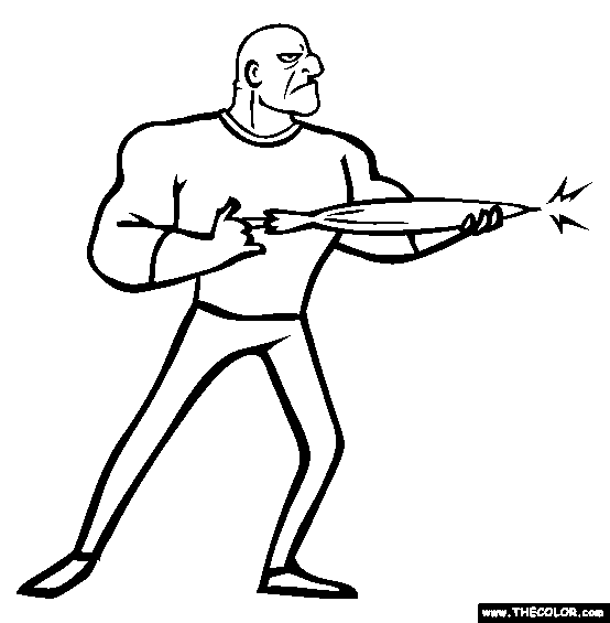 Ubrella rifle coloring page free ubrella rifle online coloring