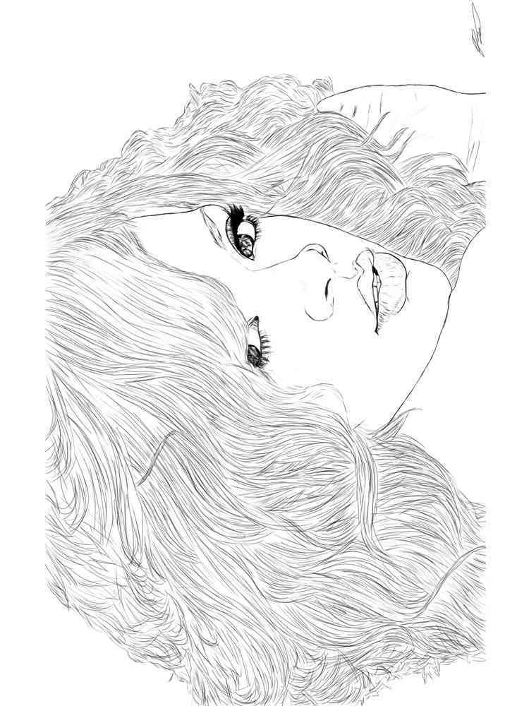 Rihanna coloring pages