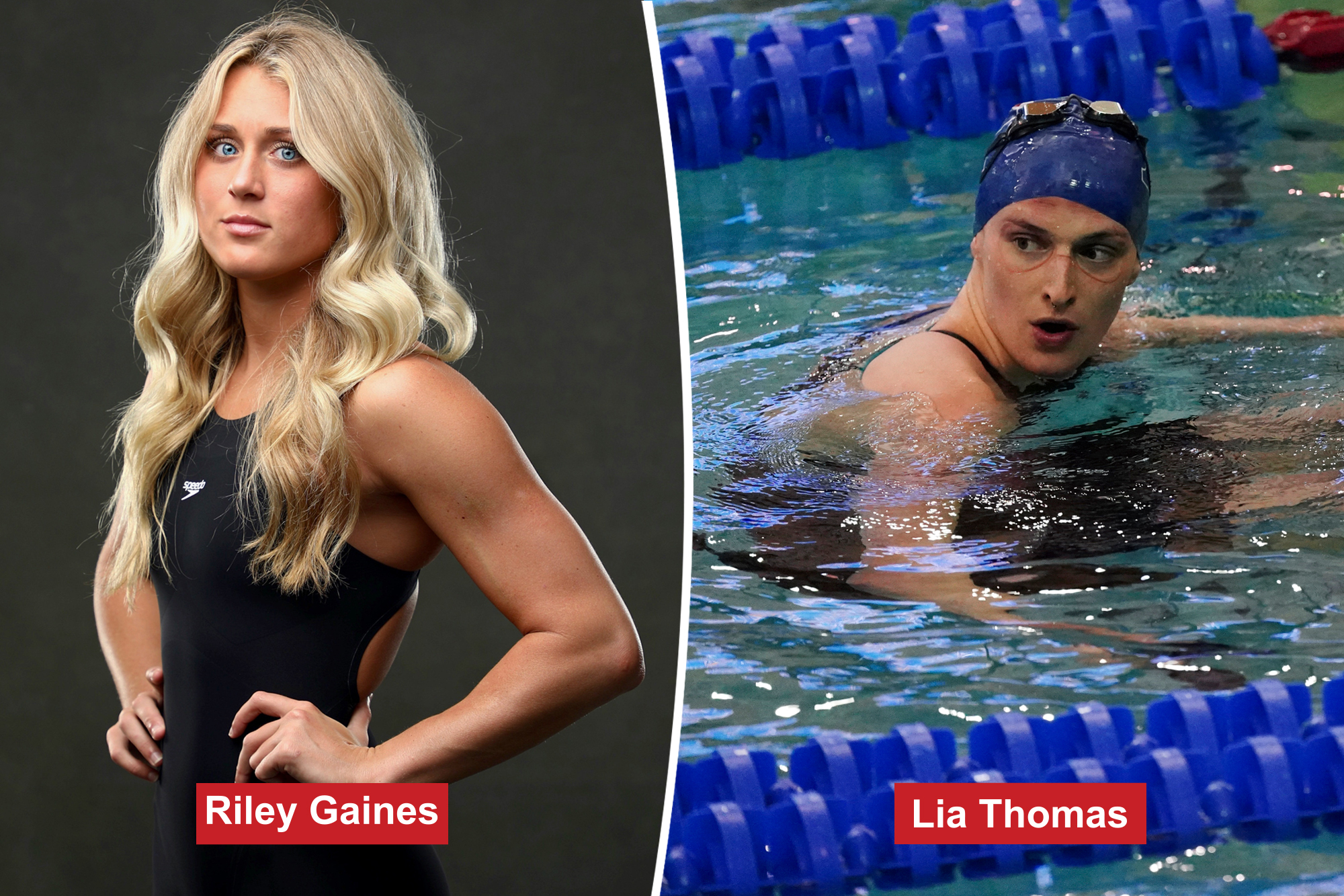 Riley gaines trans athletes peting with women not progressive