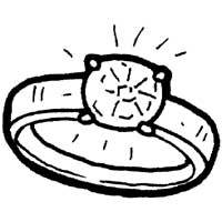 Brilliant ring coloring pages