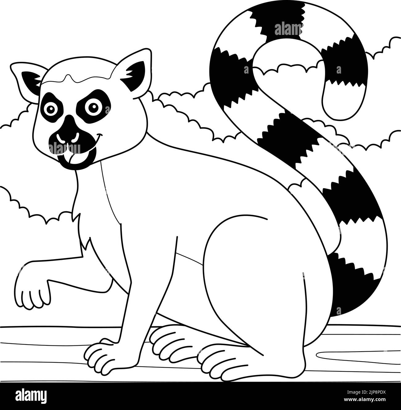 Lemur hand cut out stock images pictures