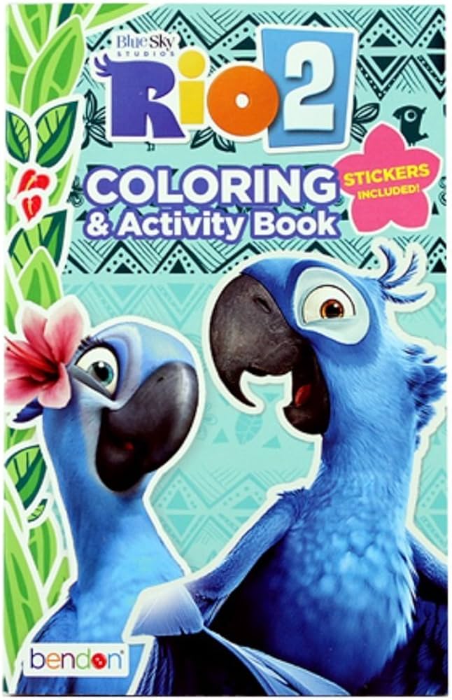 Rio coloring and activity book stickers included unknown author books