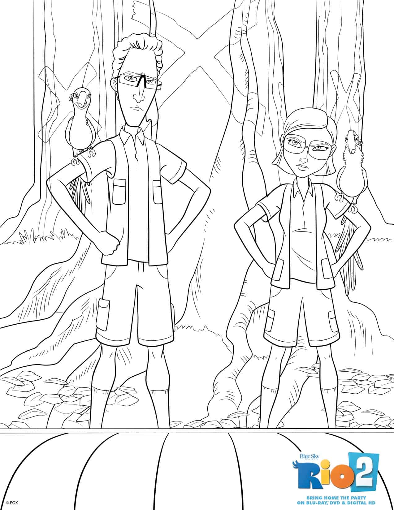 Rioinsiders â free printable rio coloring sheetsâ fheinsiders