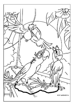 Printable rio coloring pages collection dive into amazon adventures pages