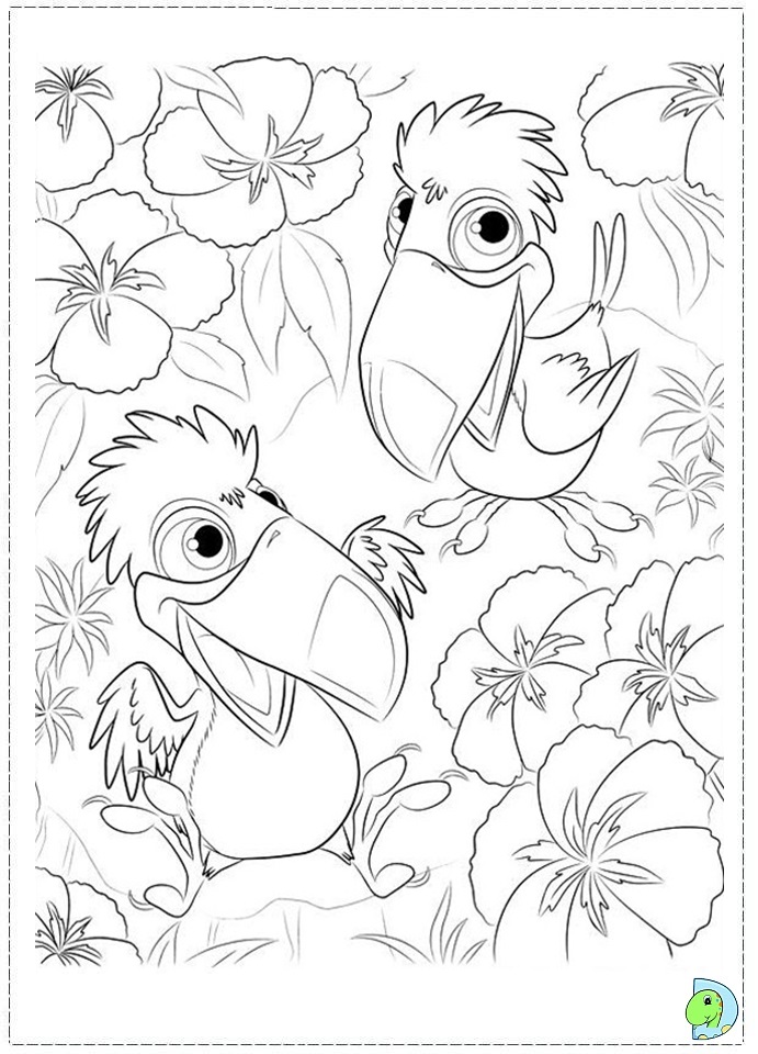 Rio coloring page