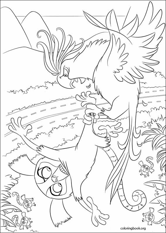 Rio coloring page