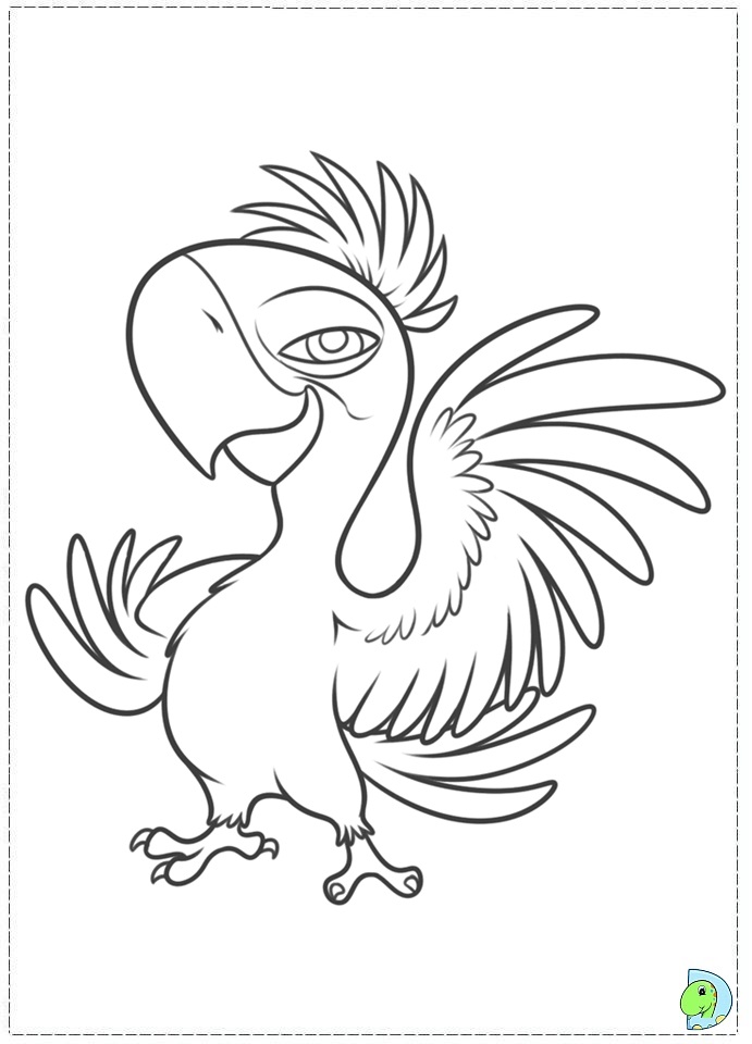 Rio coloring page