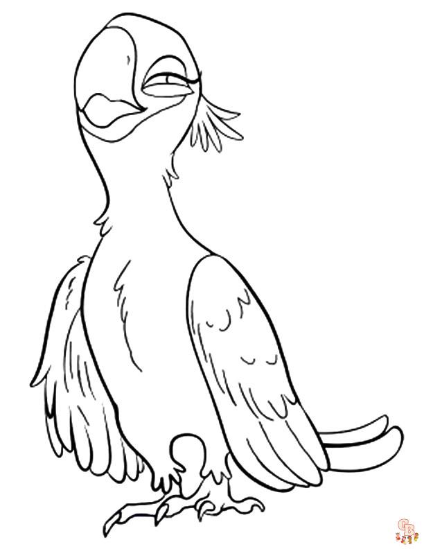 Printable rio coloring pages free for kids and dults