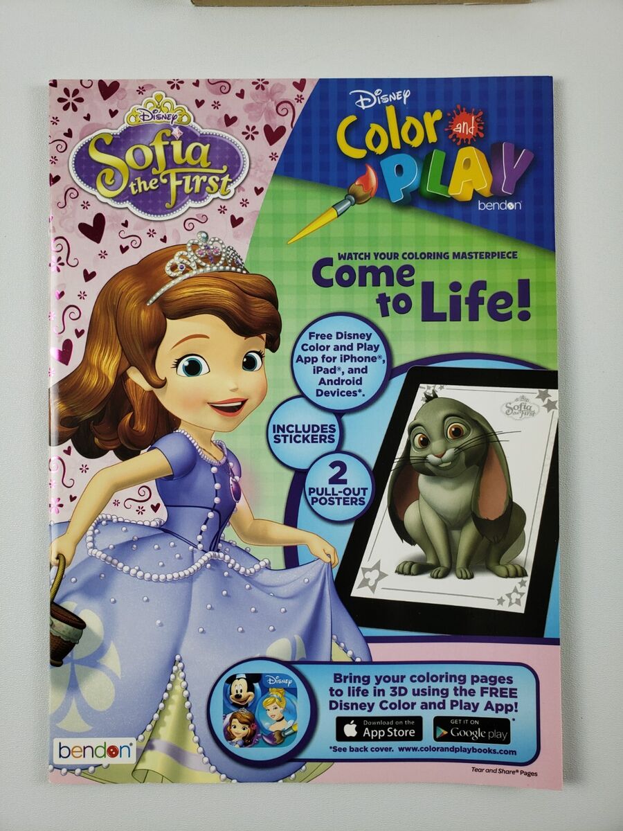 Disney activity book lot sofia first rio coloring stickers paint puzzles