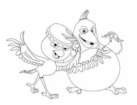 Kids under rio coloring pages