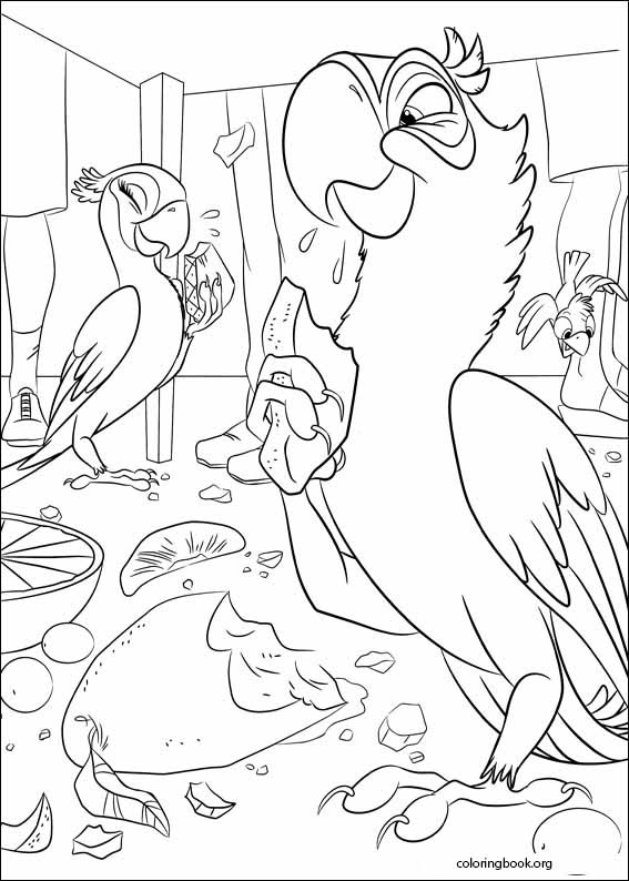 Rio coloring page