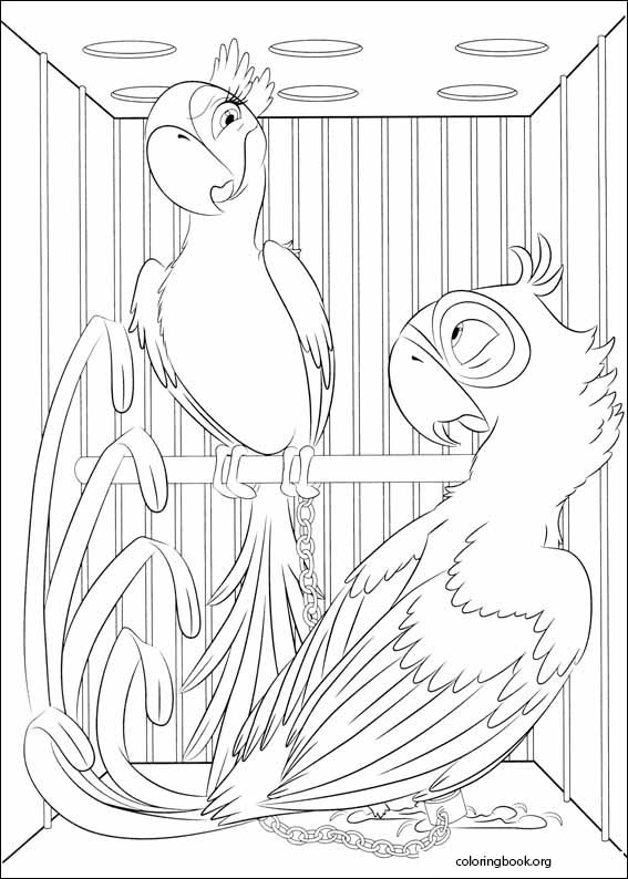 Rio coloring page