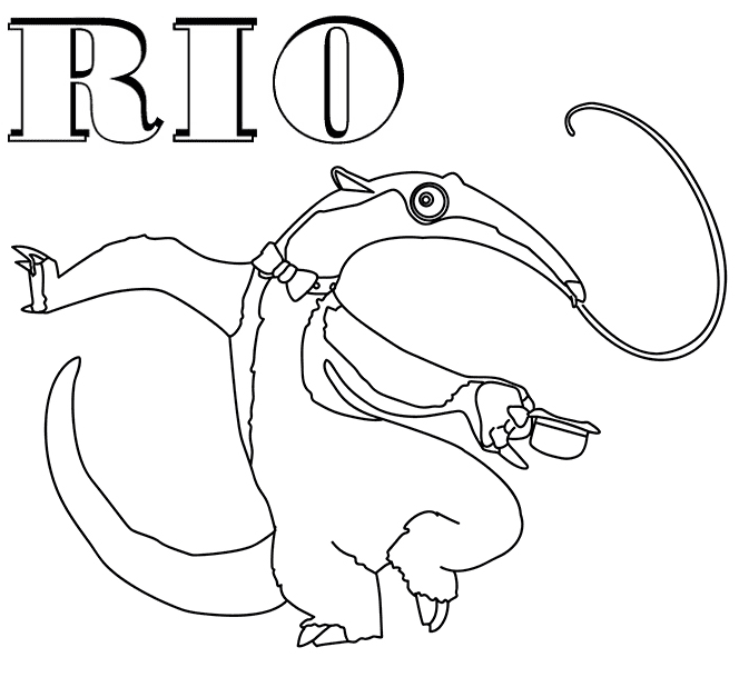 Rio coloring pages printable for free download