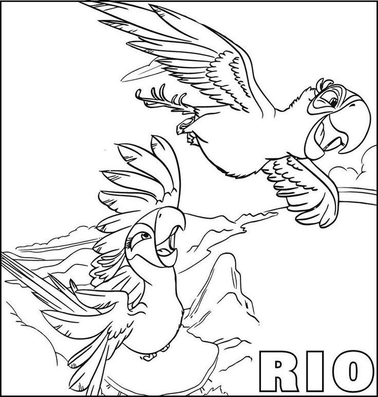 Rio movies animation coloring pages rio movie coloring pages printable coloring pages